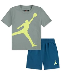 Jordan Toddler Boys 2-Piece Jumbo Jumpman T-Shirt and Shorts Set