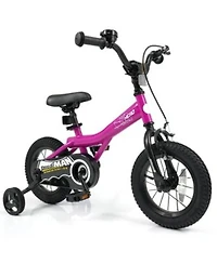 Mecale 12 Inch Kids Bike With Removable Training Wheels Brave Hero