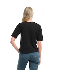 Wilt Clothing Women's Baby Fit Elbow Sleeve Tee