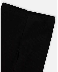Deux par Baby Girls Full-Length Rib Leggings