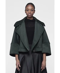 Leem Women's Boxy Biker Jacket