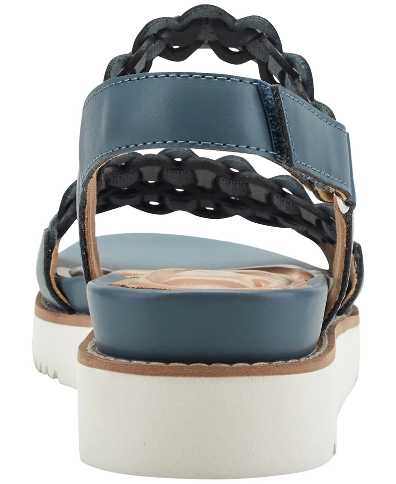 Easy Spirit Women's Warna Woven Flat Slingback Sandals