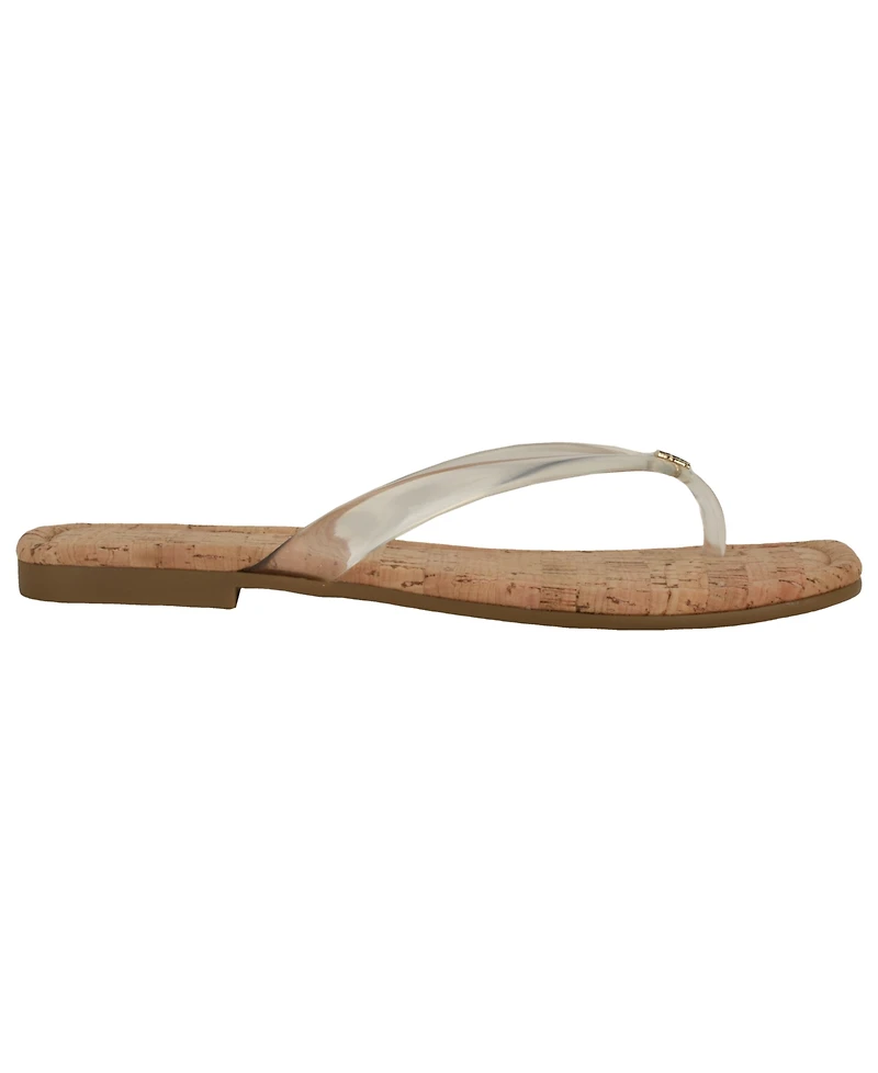 Tommy Hilfiger Women's Vela Jelly Flat Thong Sandals