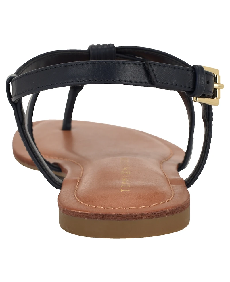Tommy Hilfiger Women's Lohian Strappy Flat Thong Sandals