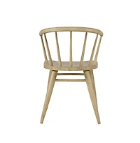 Jofran Fitz Traditional Solid Wood Curved Back Spindle Dining Chair (Set of 2