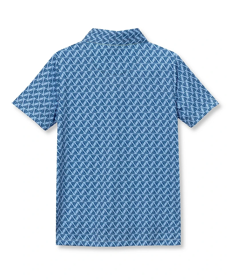 Lands' End Boys Short Sleeve Performance Polo