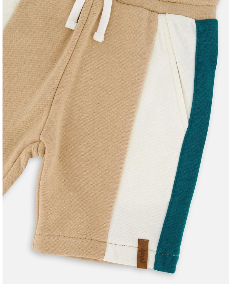 Deux par Toddler Boys Sporty French Terry Shorts