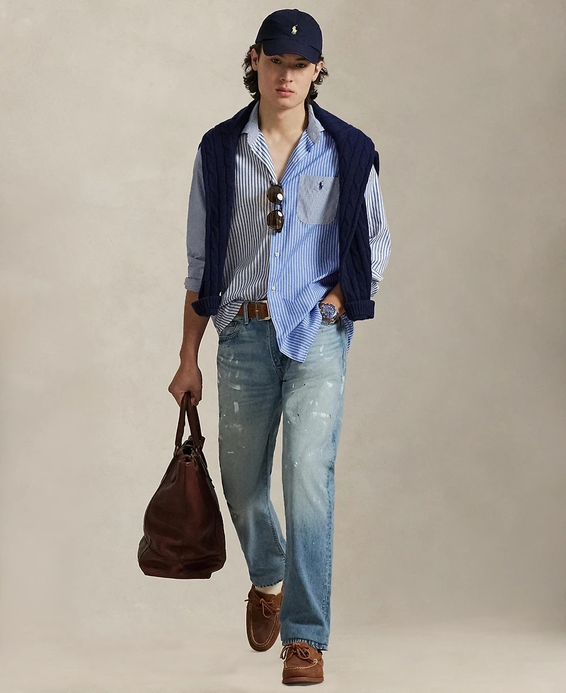 Polo Ralph Lauren Men's Classic-Fit Striped Broadcloth Fun Shirt