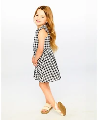 Deux par Girl Sleeveless Button Down Dress - Toddler|Child