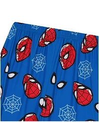 Spider-Man Boys' 4-10 Sketchy Spider Short-Sleeve Shirt and Pajama Pants, 2-Piece Set