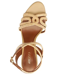 Arezzo Women's Aria High Block Sandals