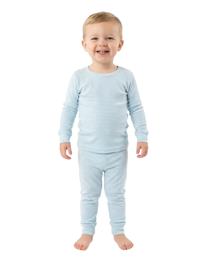 Motette Toddler Boys Seaside Stripe Pajama Set