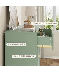 gaomon Fluted Dresser for Bedroom with Drawers