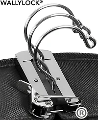 WallyBags 60" Premium Tri-Fold Travel Garment Bag with Pocket and Bride Embroidery - Black