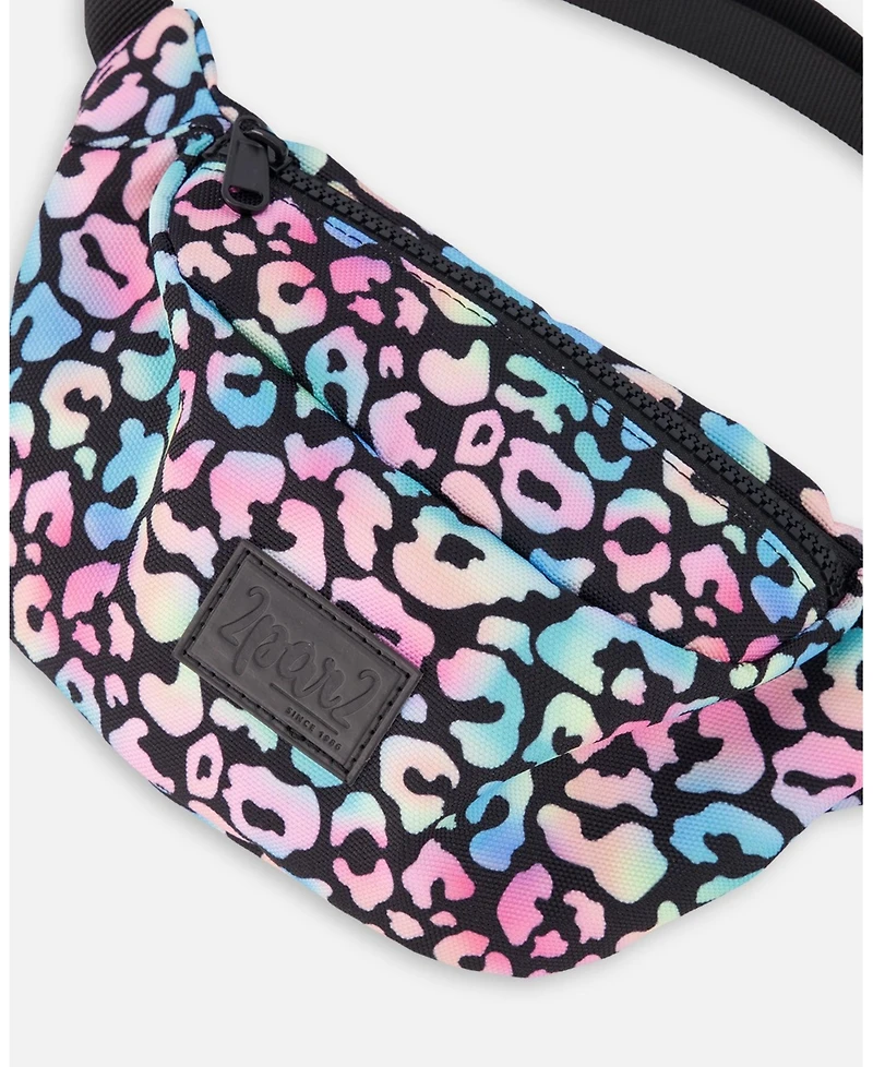 Deux par Deux Girl Fanny Pack Animal Print