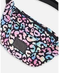 Deux par Deux Girl Fanny Pack Animal Print