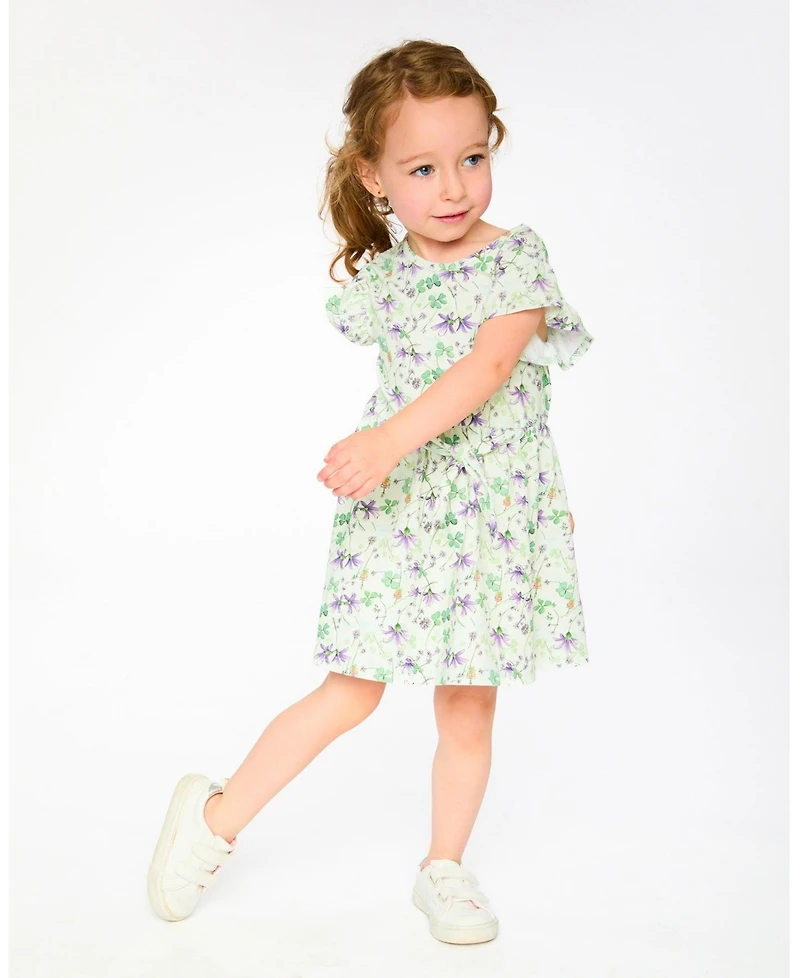 Draft - Deux par Toddler Girls Jersey Dress