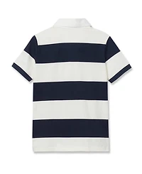 Lands' End Boys Short Sleeve Rugby Polo Shirt