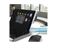 4-Port Usb Hub with 5Gbps High-Speed Transfer, Plug-and-Play