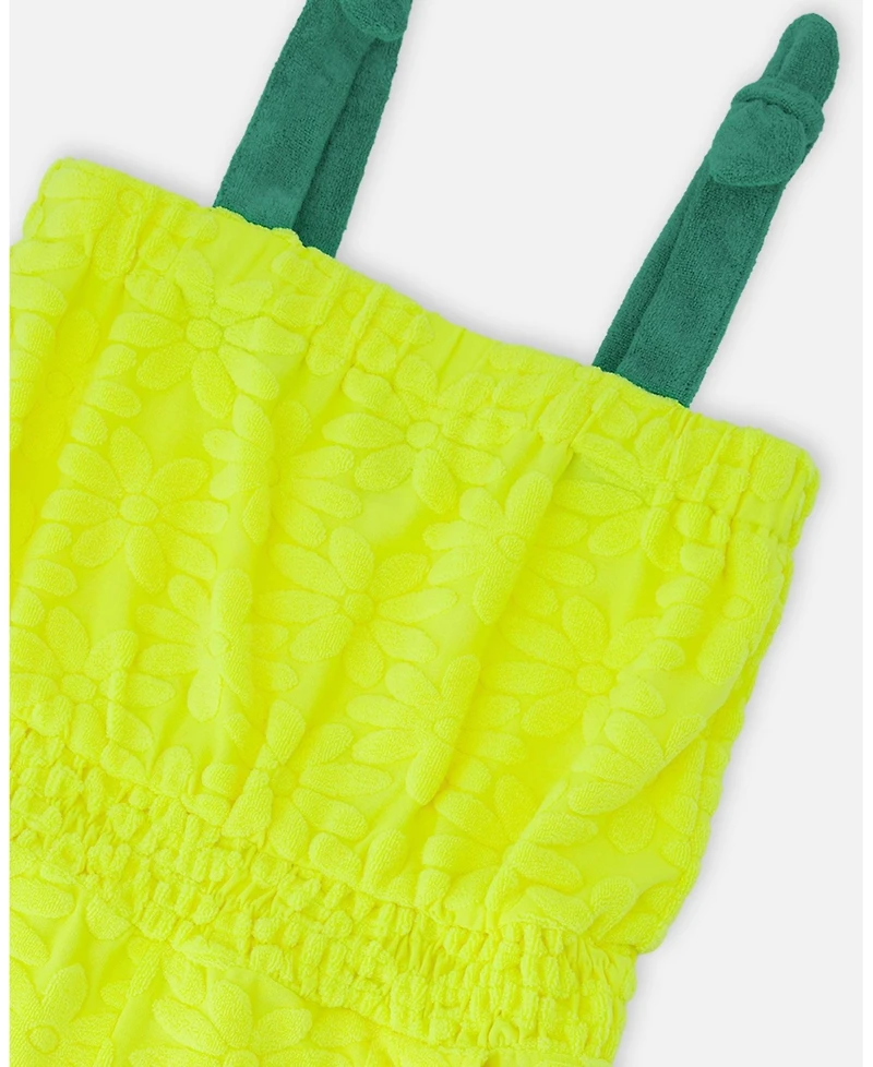 Deux par Deux Toddler Girls Terry Cloth Sleeveless Jumpsuit