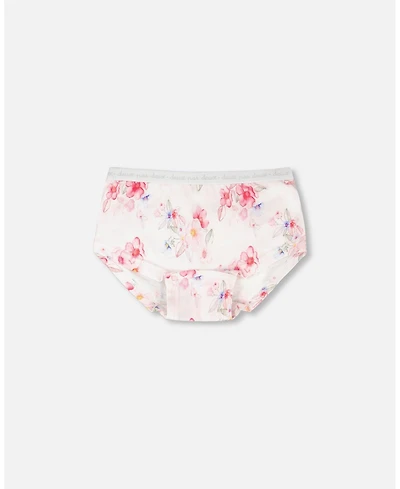 Deux par Girl Cotton Boy short Panty Printed Flowers - Toddler|Child