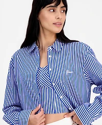 Guess Women's Tecla Cotton Oversized Shirt