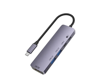 Risokeys 5-in-1 Usb-c Hub,100W Pd Charging & 5Gbps Usb 3.0 Transfer | Ideal for Home Office, Travel, Gaming
