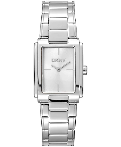 Dkny Women's Silver Dial Stainless Steel Bracelet Watch, 23 x 30mm