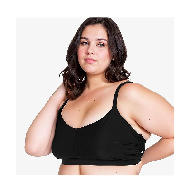 Calypsa Plus Adjustable Strap Clasp Swim Bra