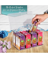 Sorbus Storage Bins For Pantry & Fridge With Hinged Lids (3 Piece Variety)