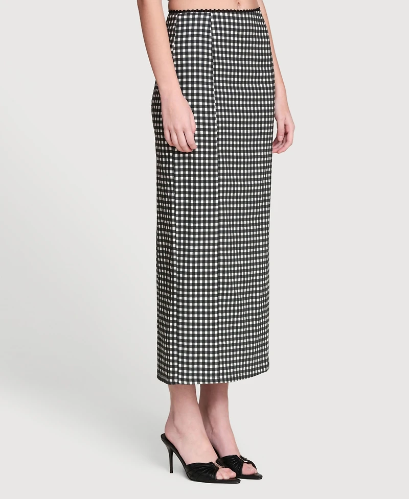 Avec Les Filles Women's Slim Fit Maxi Skirt