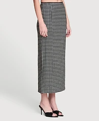 Avec Les Filles Women's Slim Fit Maxi Skirt