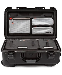 Nanuk Media Series 935 Wheeled Waterproof Hard Case with N-Cubik 13S, 13M Inserts and Lid Organizer