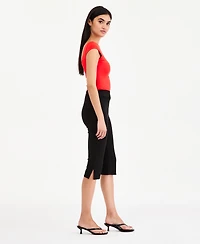 Bar Iii Women's Pull-On Capri Pants, Macy's Exclusive