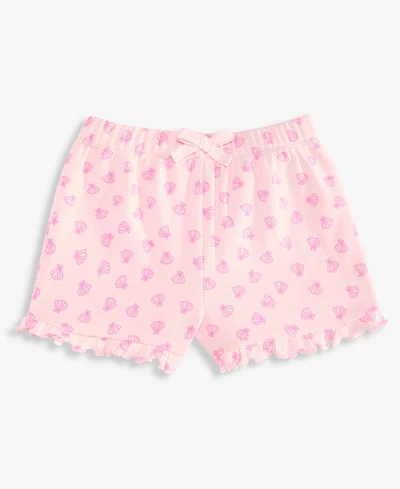 First Impressions Baby Girls' (0-24) Mix & Match Shell-Print Ribbed Shorts, Macy's Exclusive