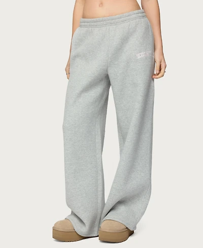 Edikted Women's Lover Wide Leg Sweatpants