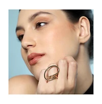 Sohi Women's The Wrap-Line Statement Ring
