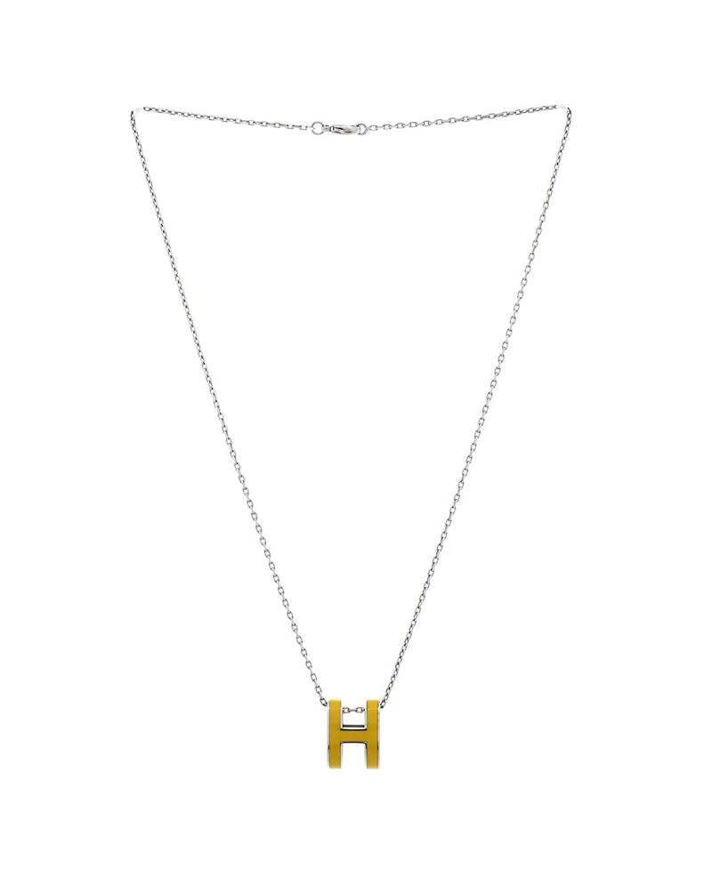 Pre-Owned HERMES Pop H Pendant Chain Necklace