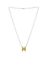 Pre-Owned HERMES Pop H Pendant Chain Necklace