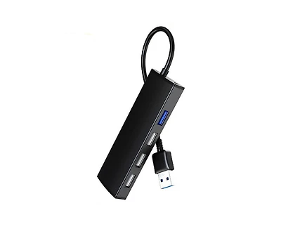 Risokeys 4-Port Usb 3.0 Hub - with 5Gbps High-Speed Data Transfer,Usb Splitter, Portable Usb Extender for Laptop, Pc, MacBook