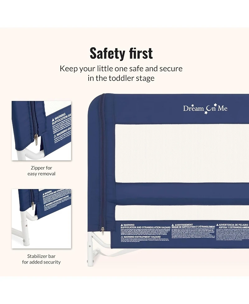 Dream On Me Kids Mesh Security Bed Rail