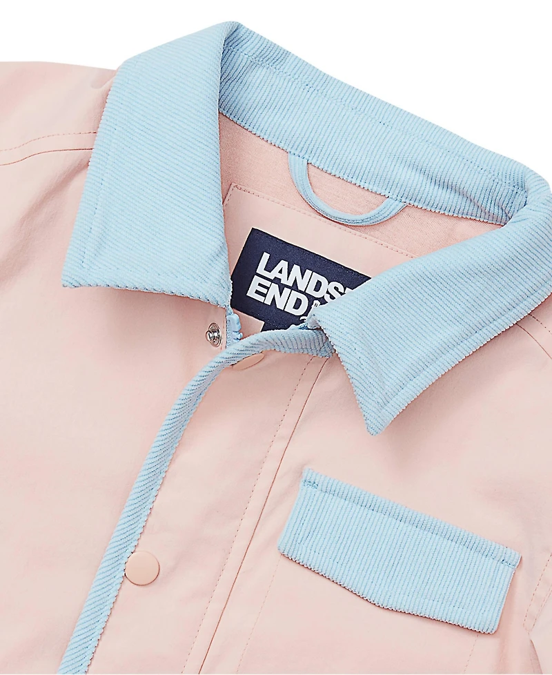 Lands' End Girls Water Resistant Utility Jacket