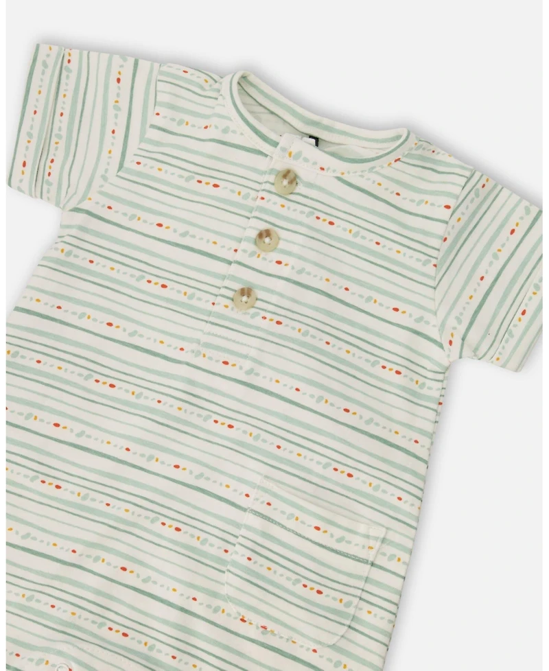 Deux par Baby Boys Cotton Romper