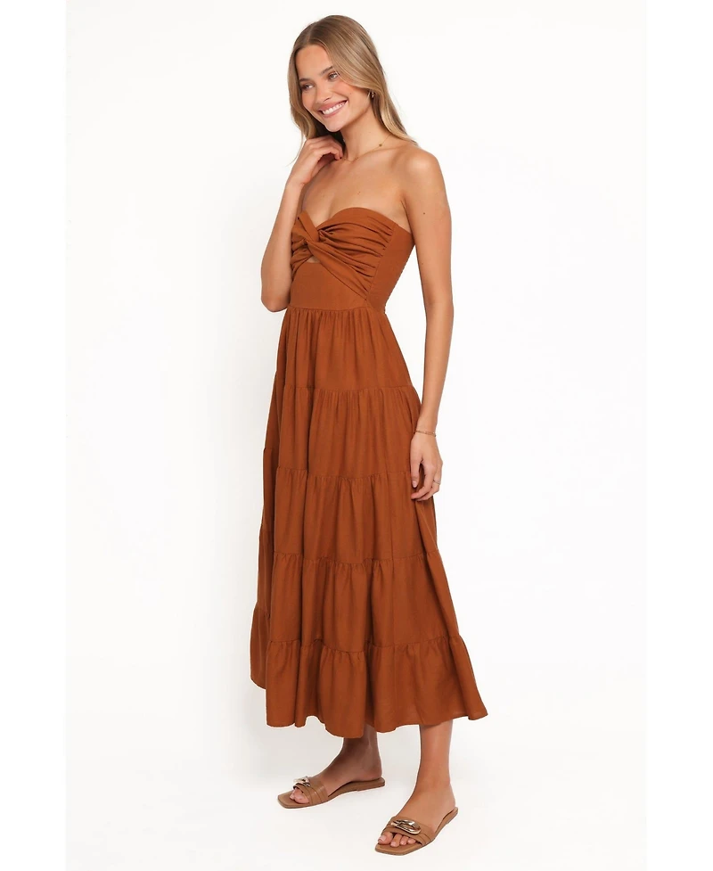 Petal and Pup Women's Sitara Strapless Midi Dress