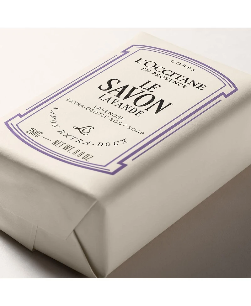L'Occitane Le Savon Shea Lavender Extra-Gentle Body Soap 8.80 fl oz