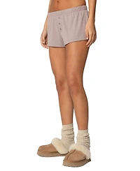Edikted Women's Keely Pointelle Shorts
