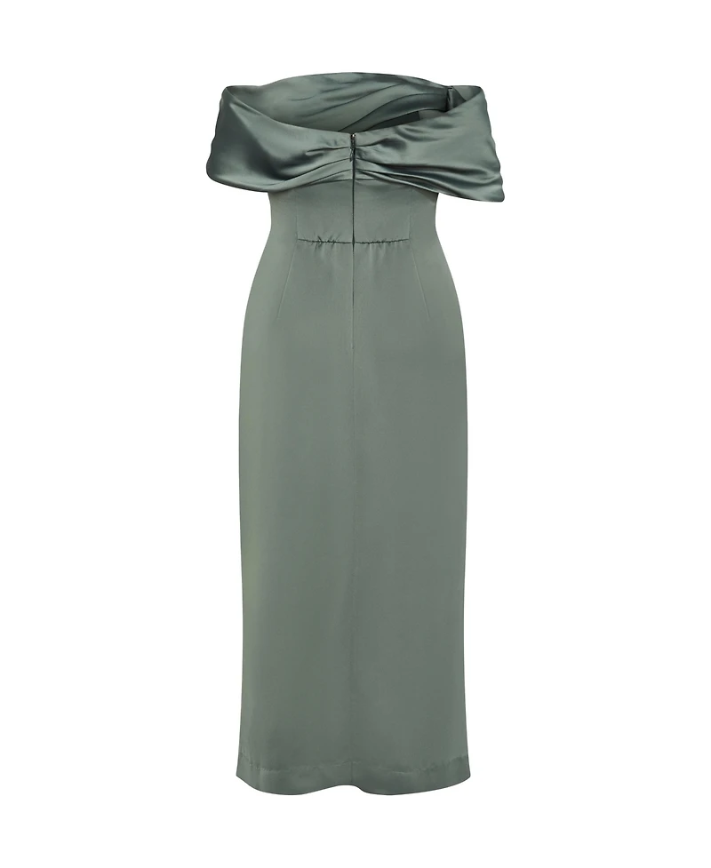 City Chic Women's Plus Paloma Off Shoulder Maxi Dress