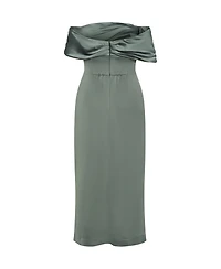 City Chic Women's Plus Paloma Off Shoulder Maxi Dress