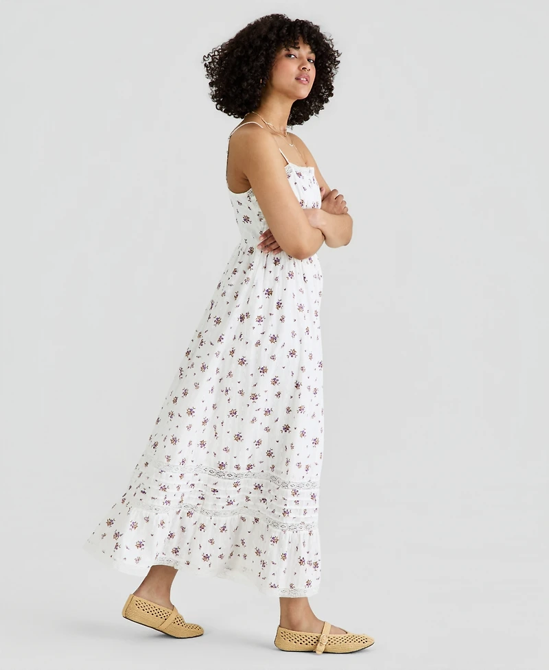 And Now This Women's Printed Cotton Sleeveless Maxi Dress, Macy's Exclusive