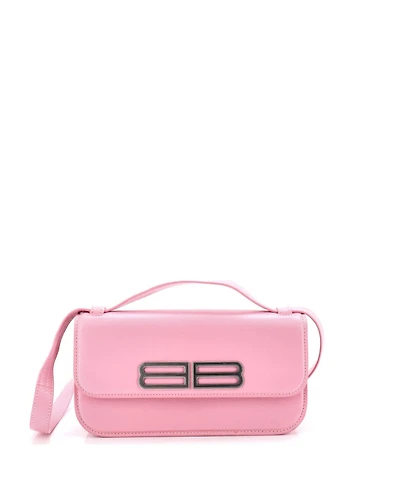 Pre-Owned Balenciaga Small Gossip Flap Bag Leather